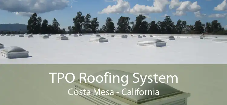 TPO Roofing System Costa Mesa - California